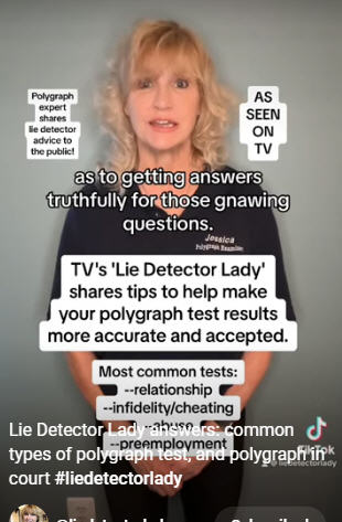 Lie Detector Lady gives polygraph advice